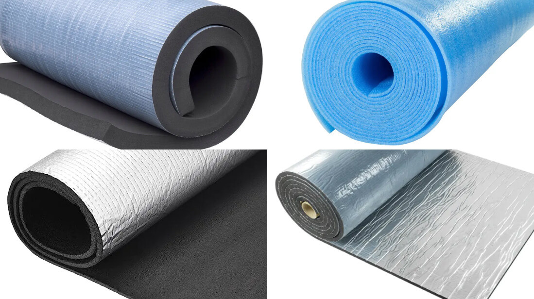 Wärmedämmung von Fahrzeugen, Maschinen, Räumen und anderen Bereichen