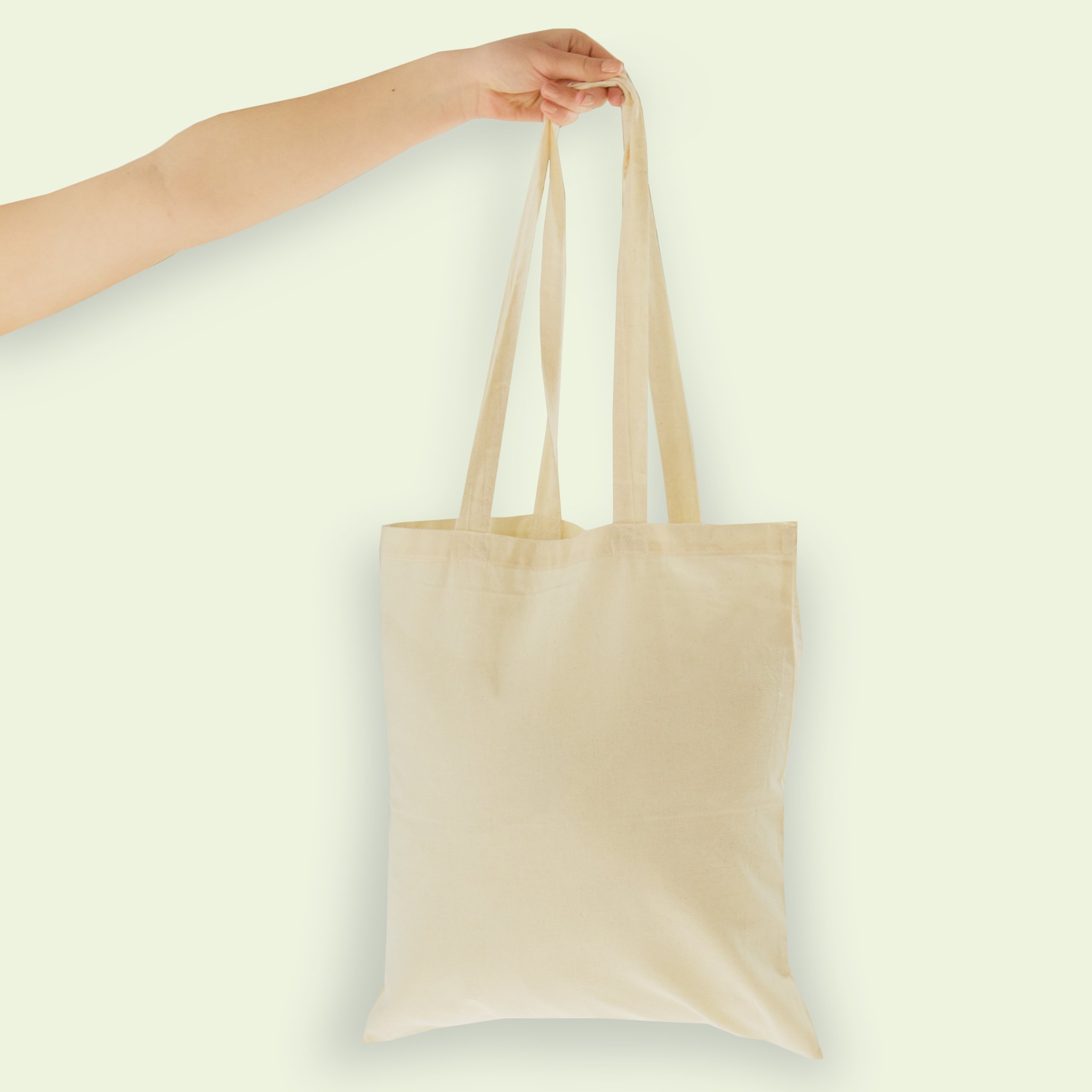 Baumwoll-Einkaufstasche ECO beige 38x42cm megamix.sk