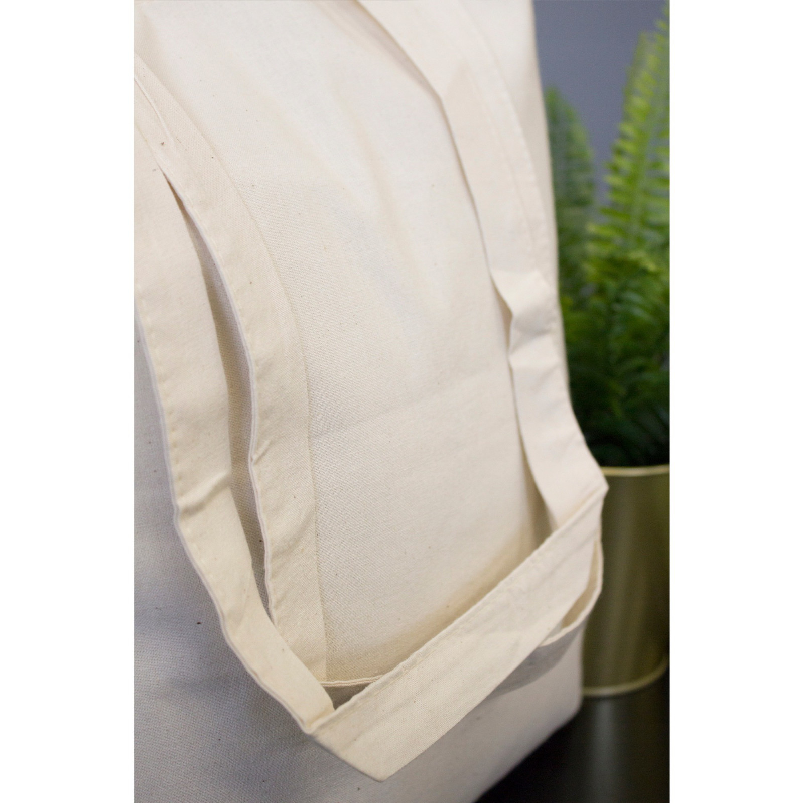 Baumwoll-Einkaufstasche ECO beige 38x42cm megamix.sk