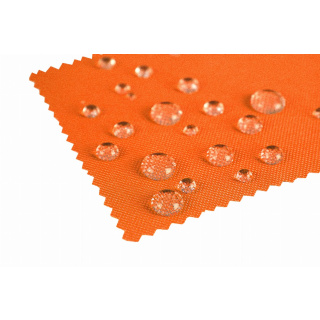 Wasserabweisender Kodura-Stoff orange 150 cm 1 lfm