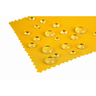 Wasserabweisender Kodura-Stoff gelb 150 cm 1 lfm