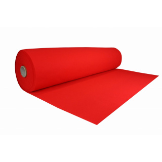 Weicher Vliesfilz 3 mm rot – 150×50 cm 400 g/m²