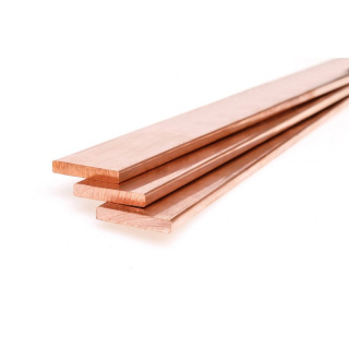 Flachstahlstange aus Kupfer 25x5 mm