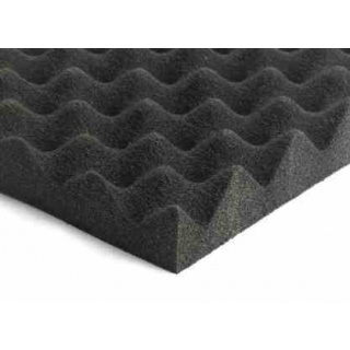Akustischer Polyurethanschaum 200x100cm 40mm WELLEN