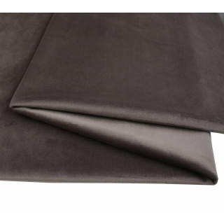Samtiger Veloursstoff VELVET Polsterstoff braun 50x145cm