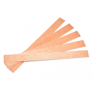 Holzdocht 5 Stück 7,5 cm x 1,5 cm