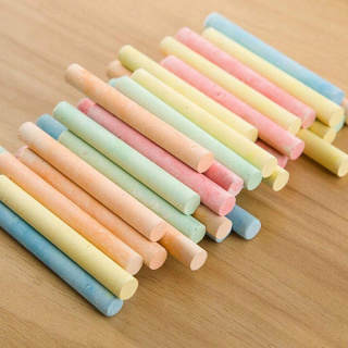 Farbige Kreide 50 Stück zum Schreiben, staubfrei