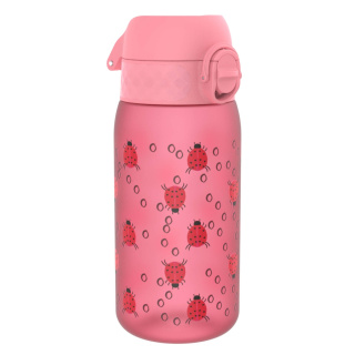 Marienkäfer-Wasserflasche rosa ION8 400ml