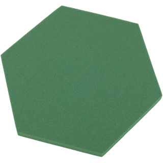 Akustikpaneel Sechseck kiwi grün 50x50 cm Dicke 3 cm Hexagon