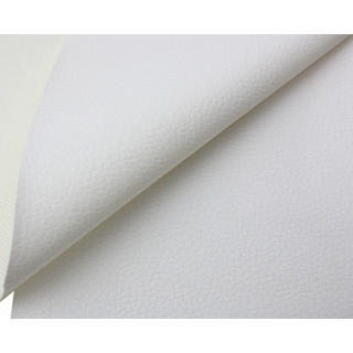 Weißes PVC-Kunstleder 1 mm 140 cm 0,5 lfm