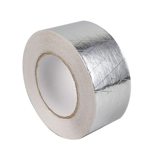 Isolierband aus Aluminiumfolie verstärkt 25m 50mm T050HR