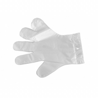 Einweg-Microtene-Handschuhe 100 Stück transparente Folie