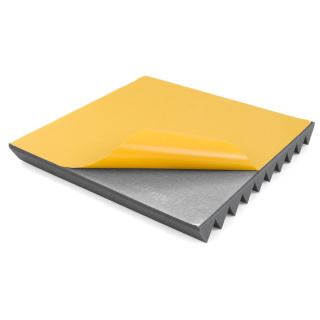 Akustikplatte selbstklebend grau KEIL 50×50 cm Dicke 5 cm