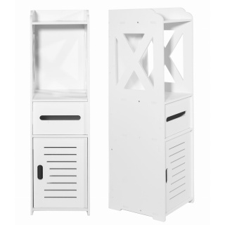 Badezimmerschrank 80x21x25cm weiß