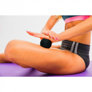 Massageball schwarz Lacrosse Ball