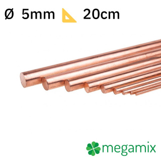 Kupferstab Φ5mm 20cm