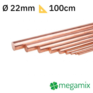 Kupferstab 1m Φ22mm
