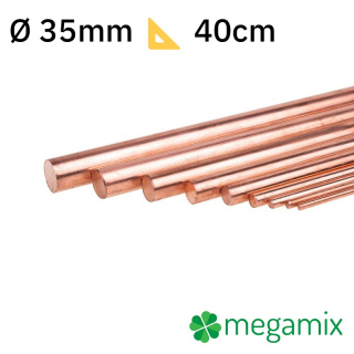Kupferstab Φ35mm 40cm