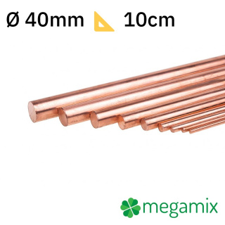 Kupferstab Φ40mm 10cm