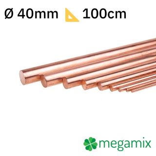 Kupferstab 1m Φ40mm