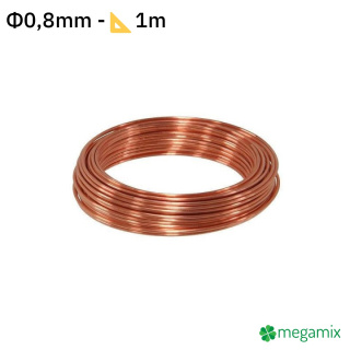 Kupferdraht Φ0,8mm 1m