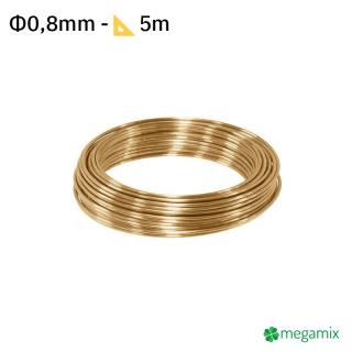 Messingdraht Φ0,8mm 5m