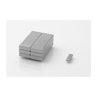 Neodym Magnet 10 Stk flach MPL 12x4x2 N38