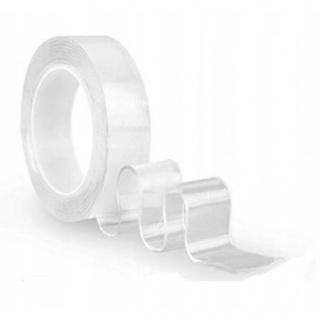 Doppelseitiges Anti-Rutsch-Klebeband 5 m, klar, NANO, mehrfach verwendbar