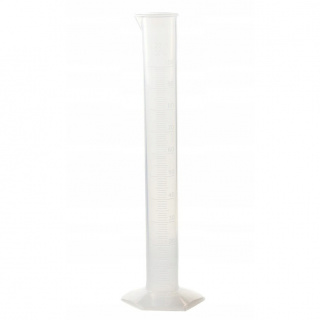 Messzylinder PP 100ml reliefkalibriertes Glas