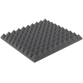 Akustikplatte grau PYRAMIDE 50×50 cm Dicke 5 cm