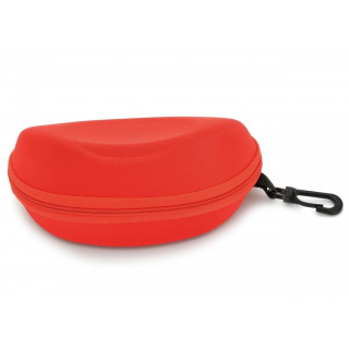 Brillenetui rot mit Karabiner