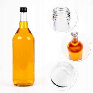 Glasflasche 1000ml 30cm MONOPOL