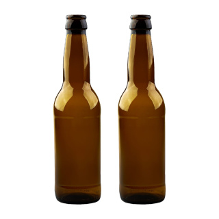 Glasbierflasche 330ml 23cm braun