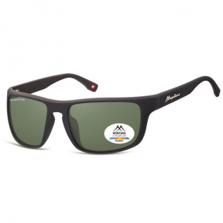 Sportliche polarisierte Sonnenbrille für Autofahrer, schwarz BOB