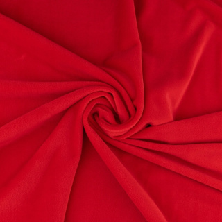 Veloursstrickstoff rot weich 0,5m