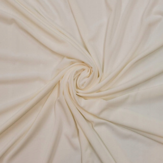 Jersey-Stoff ITY ecru ohne Muster Strickware 0,5m
