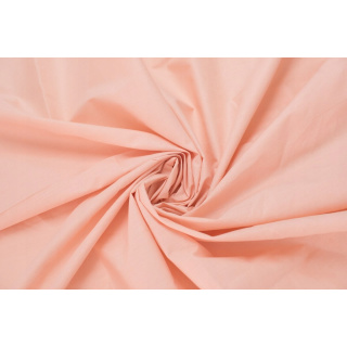 Stoff 100% Baumwolle lachsfarben ohne Muster 0,5m
