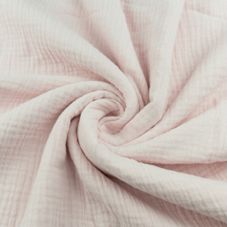 Stoff Musselin Baumwolle hellrosa 100% Baumwolle 0,5m