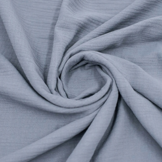 Stoff Musselin Baumwolle grau 100% Baumwolle 0,5m