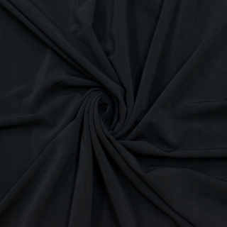 Stoff Jersey ITY schwarzer Strick ohne Muster 0,5m