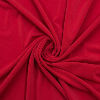 Stoff Jersey ITY rote Maschenware ohne Muster 0,5m