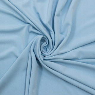 Stoff Jersey ITY hellblauer Strickstoff ohne Muster 0,5m