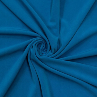 Stoff Jersey ITY blaue Maschenware ohne Muster 0,5m