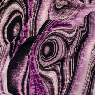 Stoff Jersey ITY rosa glatt Muster Strickware 0,5m