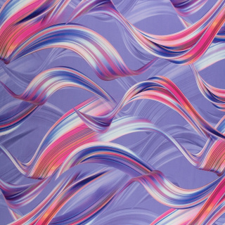 Stoff Jersey ITY lila glatte Wellenstrickware 0,5m