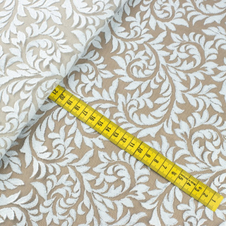 Stoff Spitze weiß leicht weich 0,5m