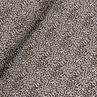 Stoff Leinen braun Tiermuster Leinen 230g/m² 0,5m