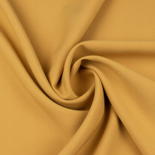 Laken Panama senfgelb universell für Vorhänge glatt ohne Muster 0,5m