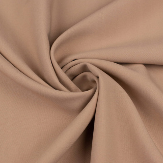 Stoff Panama beige universell für Vorhänge glatt ohne Muster 0,5m