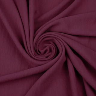 Stoff American Krepp weinrot elastisch 0,5m